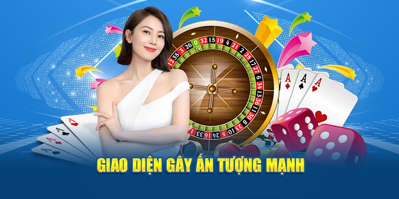 Giao diện trang chủ tạo ấn tượng mạnh